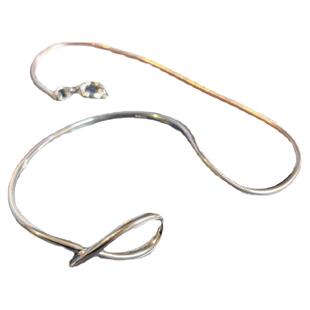 蛇骨绳扣手链打结双层叠戴冷淡风银小众设计高级轻奢简约饰品情侣