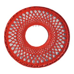 古风黑红色竹编斗笠帽成人走秀影视拍摄道具帽子儿童舞蹈表演竹帽