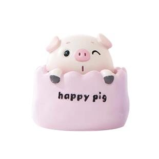 车载创意可爱摇头萌萌小猪公仔汽车摆件中控台车内装饰品网红女神