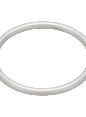 航达银匠 传承古法素圈银手镯足银999圆棍闭口实心银手环2025女款