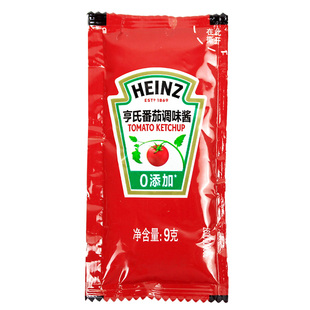 亨氏番茄调味酱9g*50袋独立小包番茄酱炸鸡汉堡薯条家用摆摊商用