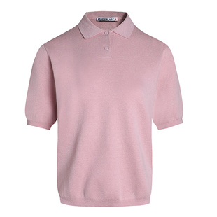 【陈都灵同款】POLO衫AmazingSong乙颂小翻领短袖针织衫女t恤新款