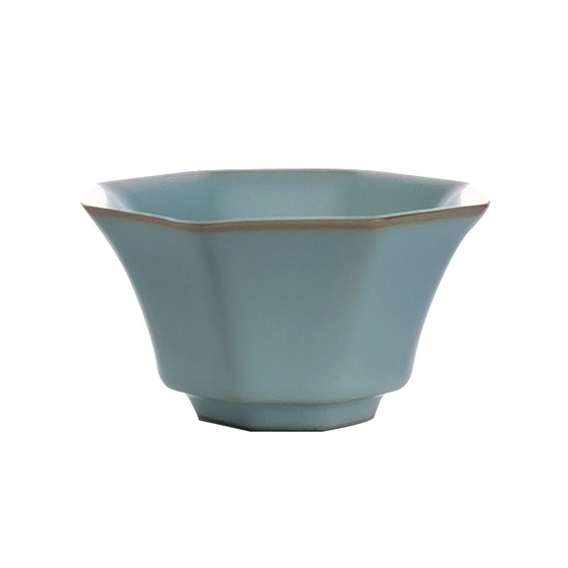 聚器堂复古汝瓷主人杯品茗杯单杯