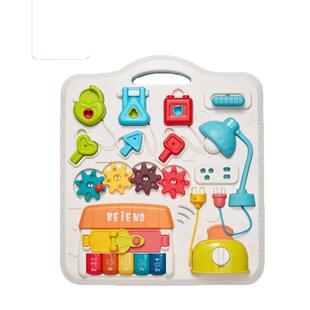 贝恩施儿童忙碌板蒙氏早教婴儿精细动作蒙特梭利教具益智认知玩具