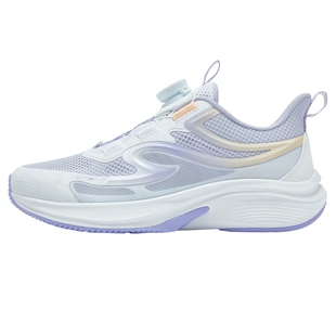 【商场同款】特步童鞋儿童旋转纽扣减震跑步鞋女童透气软底运动鞋