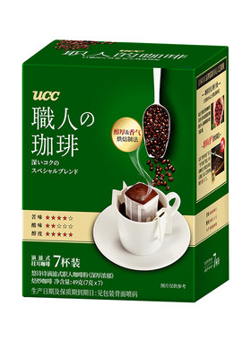 UCC悠诗诗职人深厚浓郁绿挂耳