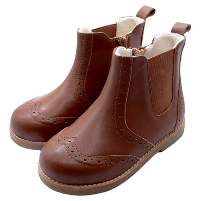 儿童女童切尔西靴短靴
