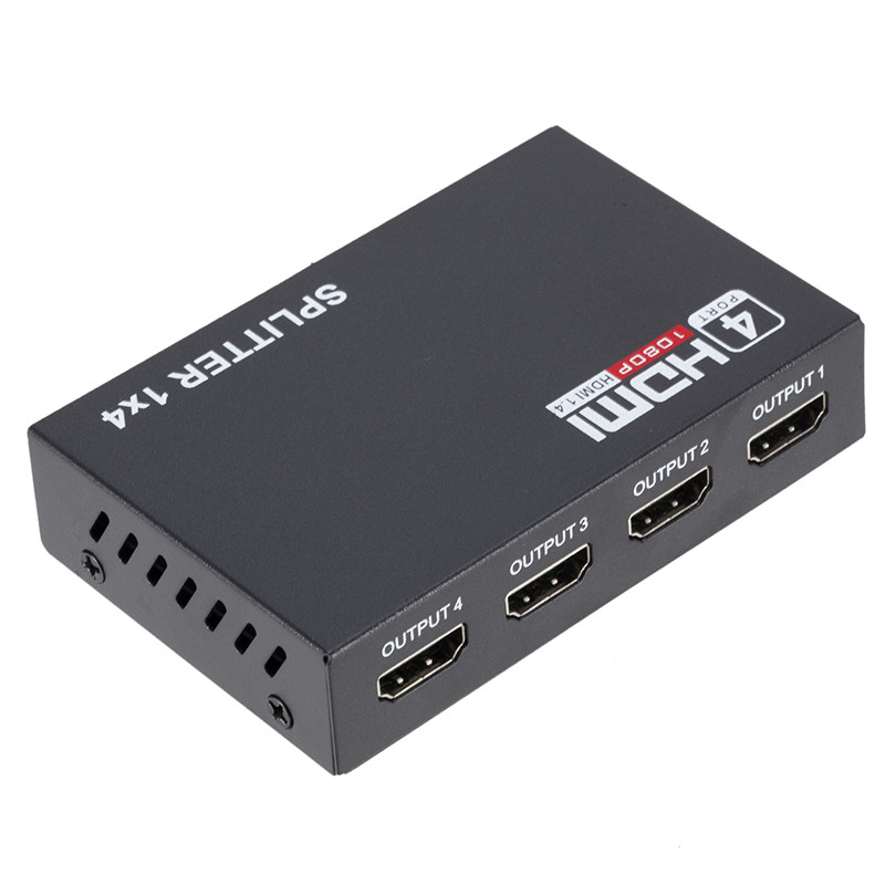HDMI分配器 1进4出 HDMI一进四出 HMDI分配器1分4出高清3D分配器