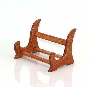 端砚台木架子支架子摆设摆放架手机平板茶饼玉璧圆盘相框展示架