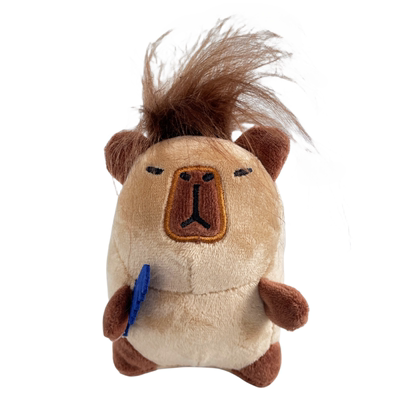 毛绒丑萌玩偶钥匙扣书包挂件水豚