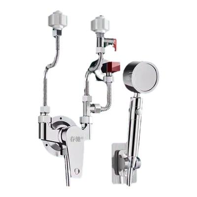 全铜电热水器专用混阀二进一出u