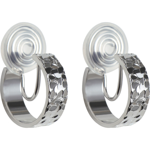 清冷风波光粼粼C形蚊香盘耳夹个性简约气质女无耳洞耳饰时尚小众