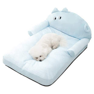 狗窝四季通用可拆洗夏季夏天的凉窝大中小型犬泰迪狗狗沙发床猫窝