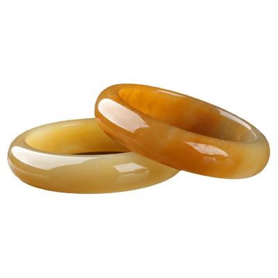 新品爆款热销 黄龙玉手镯 玉器 玉石手镯 原色手镯 佩戴送礼优选