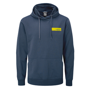 RAB睿坡Voyage男士卫衣棉质外套舒适印花连帽帽衫 QCB-58