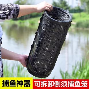新款鱼笼虾笼黄鳝河虾龙虾专用网笼抓鱼神器鳝鱼笼捕虾网只进不出