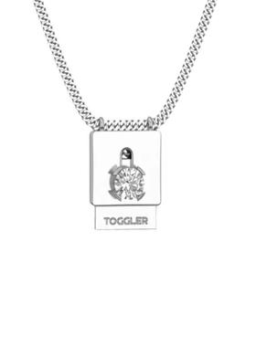 TOGGLER滑动镶宝石吊坠项链