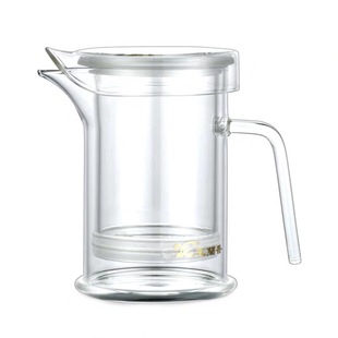 玉兰香耐高温玻璃泡茶壶304不锈钢过滤冲茶器茶水分离红茶泡家用