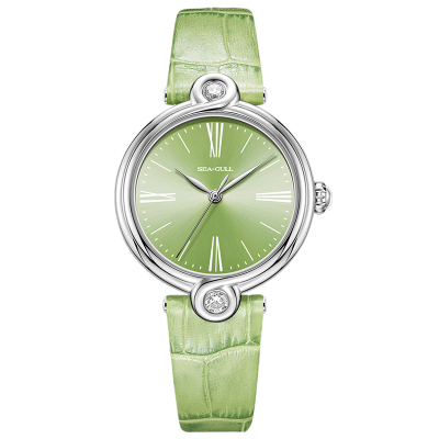 海鸥时尚珠宝自动机械防水女表