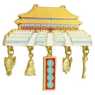 故宫 故宫太和殿福禄如意冰箱贴(升级款) 礼物 故宫官方旗舰店
