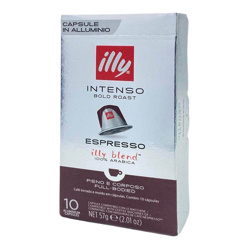 illy Nespresso咖啡机适用咖啡胶囊Espresso特浓10粒57克*3件进口