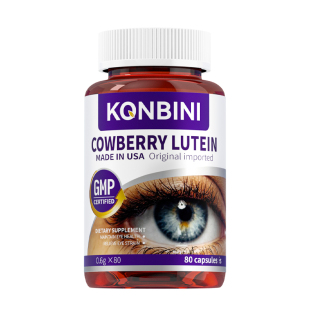 Konbini叶黄素成人护眼缓解眼干模糊疲捞中老年专用保护视力胶囊