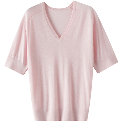 启超官方高端精纺100%纯山羊绒衫