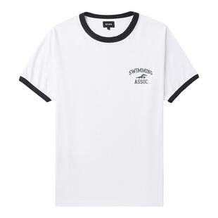 BEAMS男装撞色包边短袖T恤新品潮流休闲运动印花080190XK