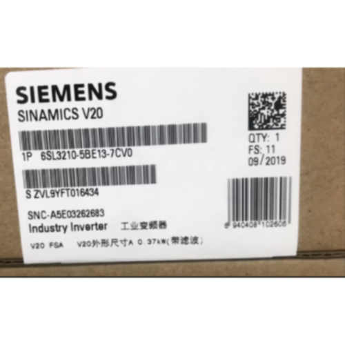 议价6SL3210-5BE13-7CV0西门子V20变频器C3滤波器6SL32105BE137CV