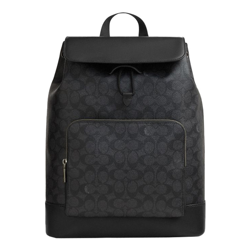 【自营】COACH/蔻驰男士 TURNER系列 抽绳开合双肩包背包通勤包