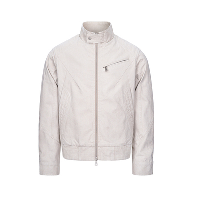 CATSSTAC 幽灵水洗帆布夹克 立领短款设计 挺阔有型 复古质感