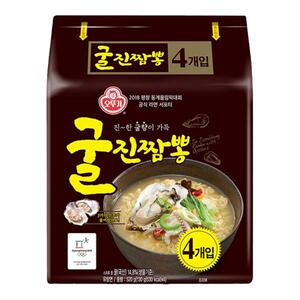 不倒翁生蚝拉面 海蛎子方便面 海鲜煮面泡面汤面微辣韩国进口零食