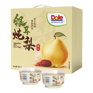 DOLE都乐银耳炖梨280g*9礼盒装水果罐头方便食品零食a