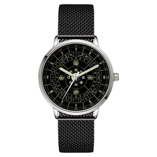 夜光中国古星象四象28星宿八卦24小时十二时辰手表