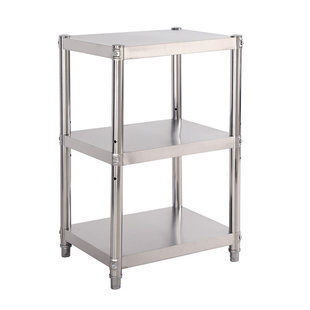 60x35x70x40x45x50x30厨房落地置物架四层不锈钢微波炉锅收纳货架