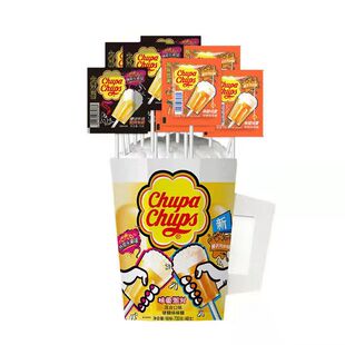 珍宝珠干杯乐热带水果味网红奶盖棒棒糖15g桶罐装 啤酒杯形状