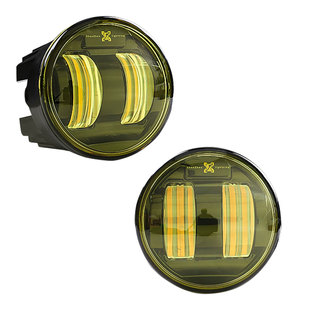 坦克300闪电黄金眼雾灯改装LED高穿透镜前杠黄光风林铁骑02改装