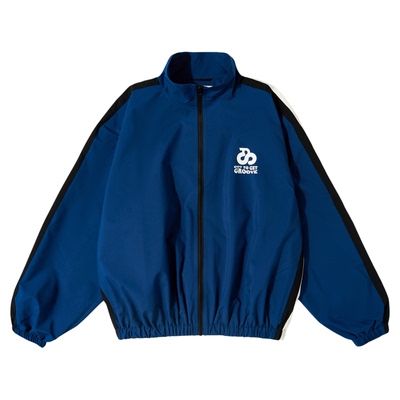 fRUITYSHOP｜90年代拼色BASICLOGO 训练夹克长裤复古时尚套装男
