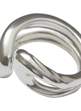 Céleste双层缠绕设计开口戒指