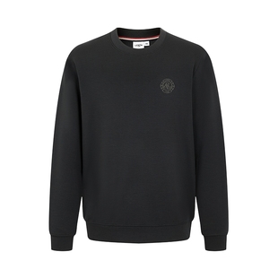 LONDA伦德马秋季新款男士基础款圆领卫衣休闲百搭多彩套头长袖T恤