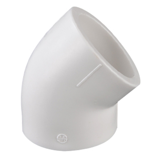 20PPR45度弯头110/90/75/63/50/40/32/25小弯半弯热水管接头配件