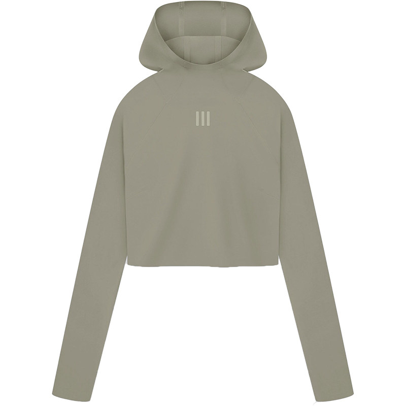 Adidas/阿迪达斯正品秋季新款女士短款运动紧身卫衣IN5904