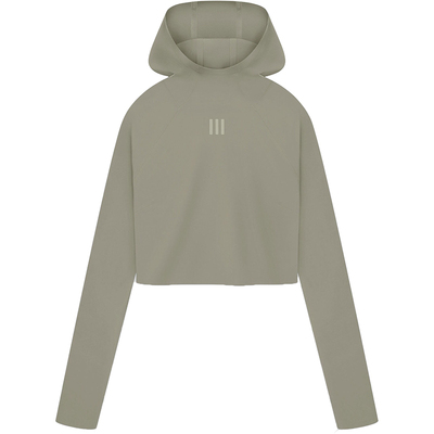 Adidas/阿迪达斯正品秋季新款女士短款运动紧身卫衣IN5904