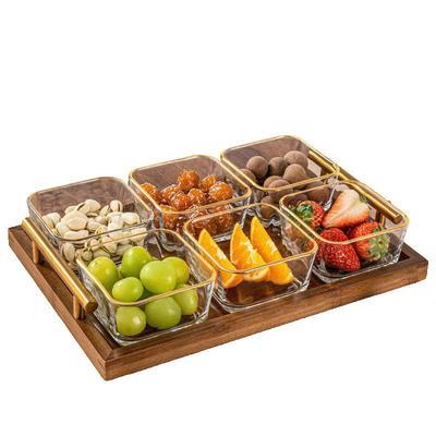 分格水果摆放盘轻奢高档