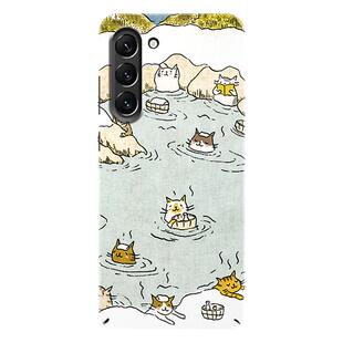 Magsafe磁吸适用三星S26手机壳note20ultra怀旧日式猫咪S25硬壳S24+全包防摔note10个性创意S23夜光S22超薄