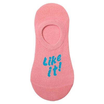 女生夏款不掉跟船袜字母简约