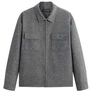 太平鸟男装 休闲衬衫2025秋季新款小香风衬衫复工工装男士衬衫潮