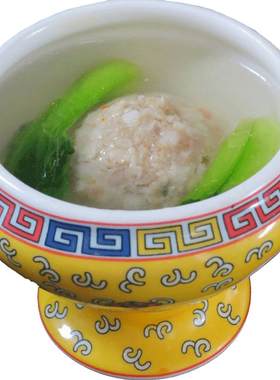 扬州特产五亭桥狮子头4只装手工大斩肉熟食肉圆四喜丸子可红烧
