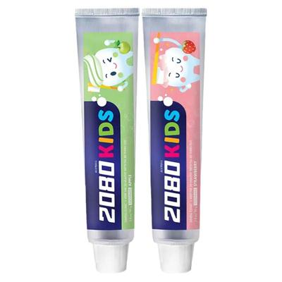 韩国爱敬2080牙膏低氟6-9岁儿童