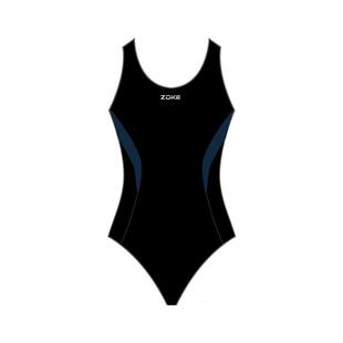 洲克游泳衣女款2025新款泡温泉连体大码专业竞速训练显瘦zoke泳装